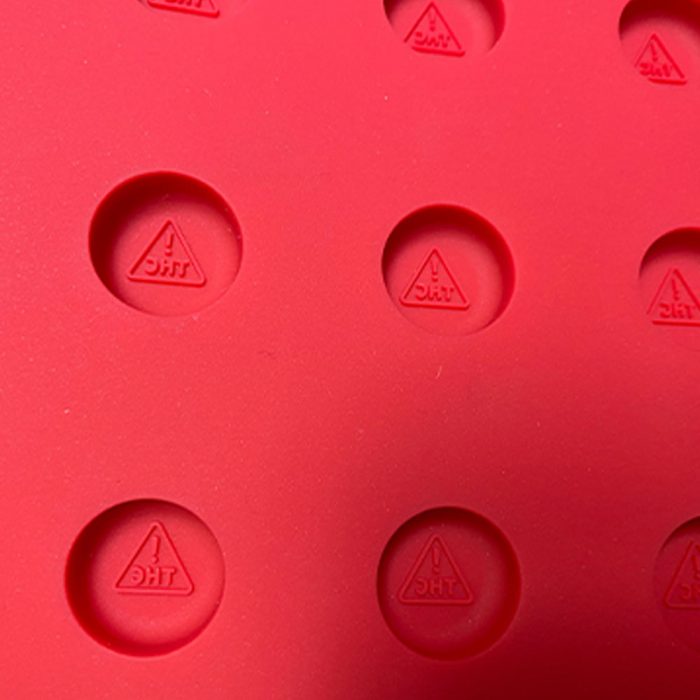 Coin mold with logo detail