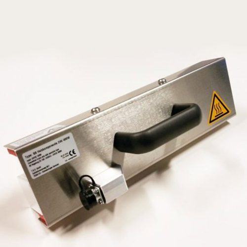 Front block heater for universal depositor