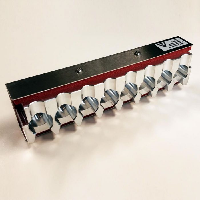 Front block heater for universal depositor